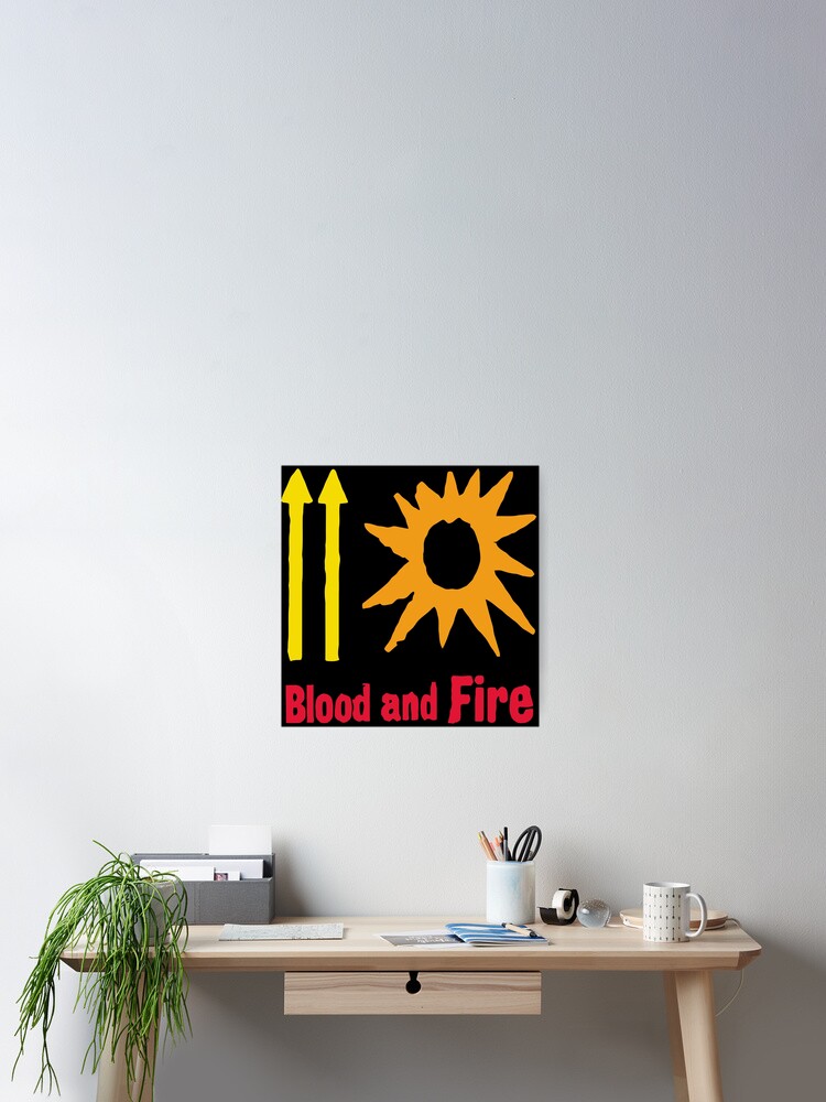 Thumbnail 2 of 3, Poster, Blood And Fire designed and sold by RuthMMoore.