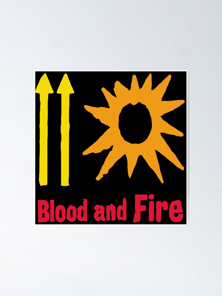 Thumbnail 1 of 3, Poster, Blood And Fire designed and sold by RuthMMoore.