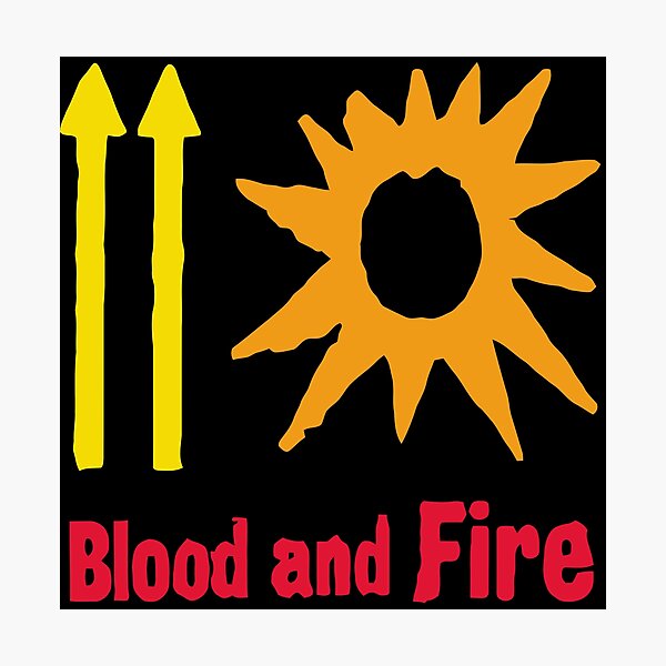 Item preview, Blood And Fire designed and sold by RuthMMoore.