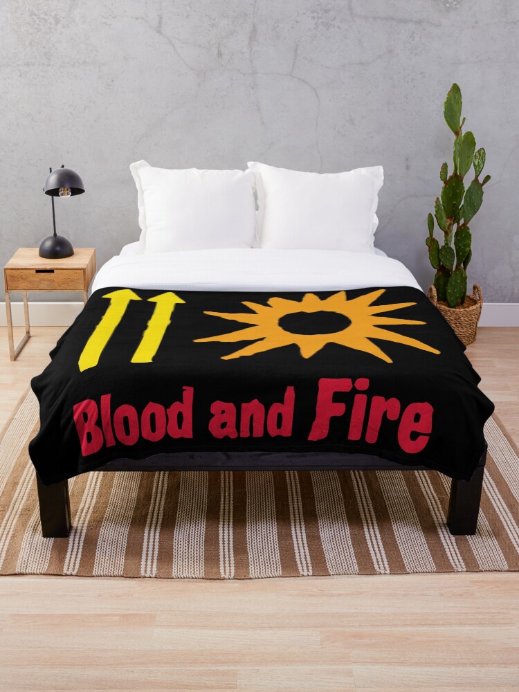 Thumbnail 1 of 6, Throw Blanket, Blood And Fire designed and sold by RuthMMoore.