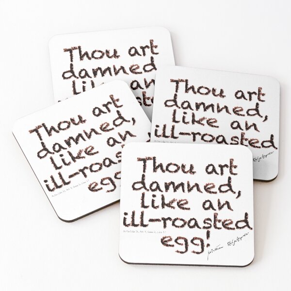 Item preview, Shakespeare's Foul Mouth Curses designed and sold by kanjidesign.