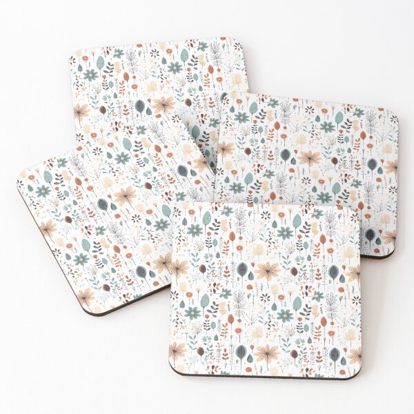 Item preview, Earthy Blossoms pattern designed and sold by Loffartdesign.