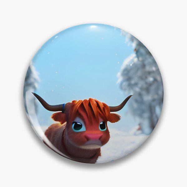 Item preview, Flora the Highland Cow designed and sold by Rotten-Prints.