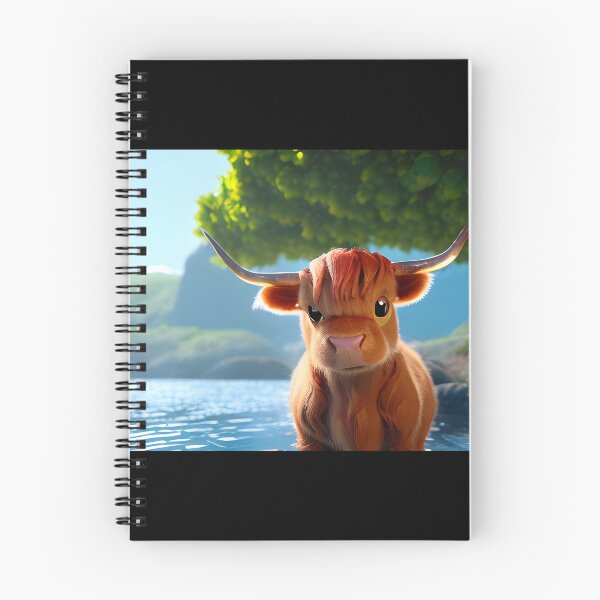 Item preview, Hamish the Highland Cow designed and sold by Rotten-Prints.