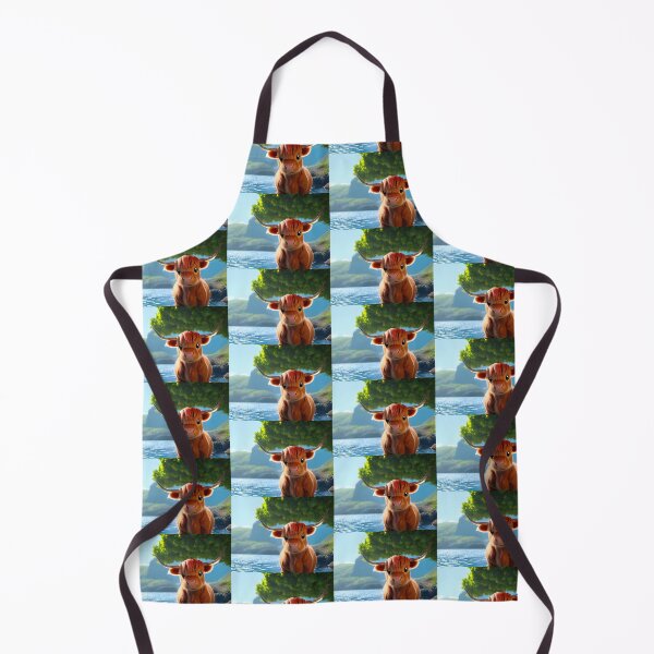 Item preview, Hamish the Highland Cow designed and sold by Rotten-Prints.