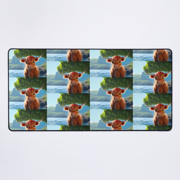 Item preview, Hamish the Highland Cow designed and sold by Rotten-Prints.