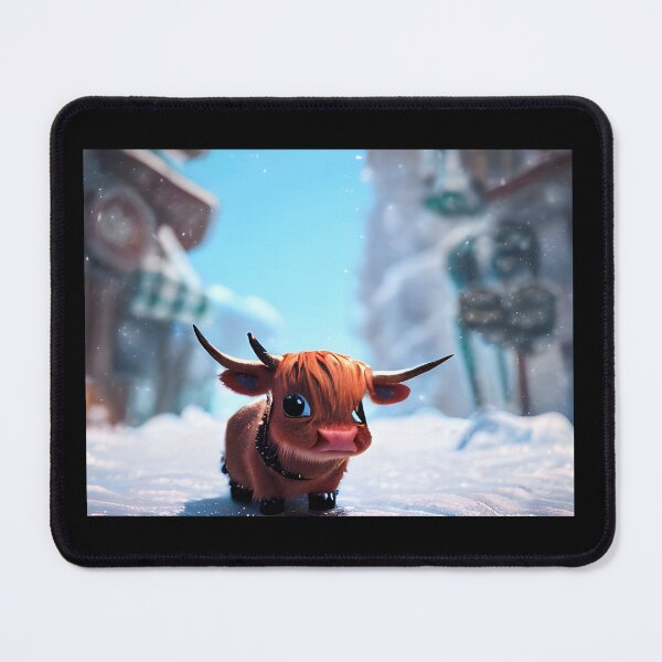 Item preview, Heather the Highland Cow designed and sold by Rotten-Prints.