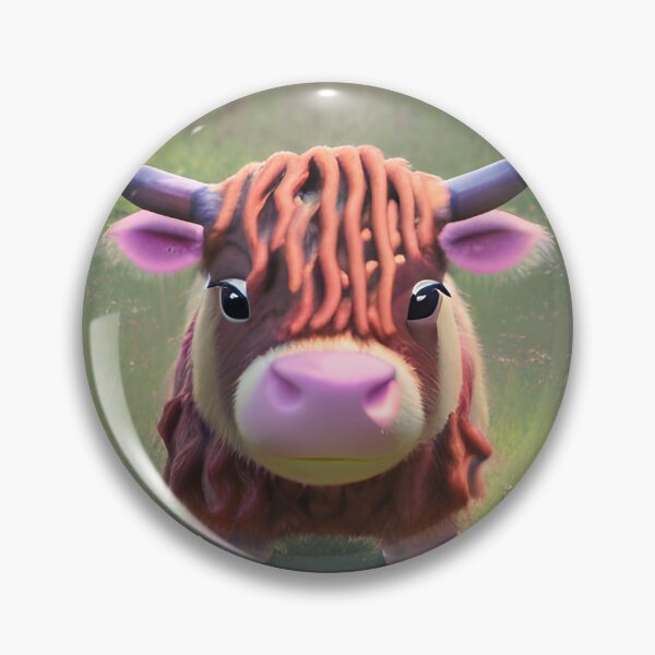 Item preview, Lachlan the Highland Cow designed and sold by Rotten-Prints.