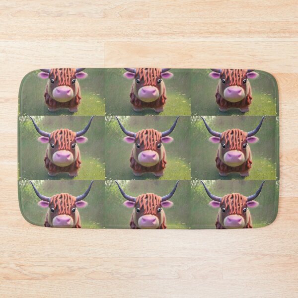 Item preview, Lachlan the Highland Cow designed and sold by Rotten-Prints.