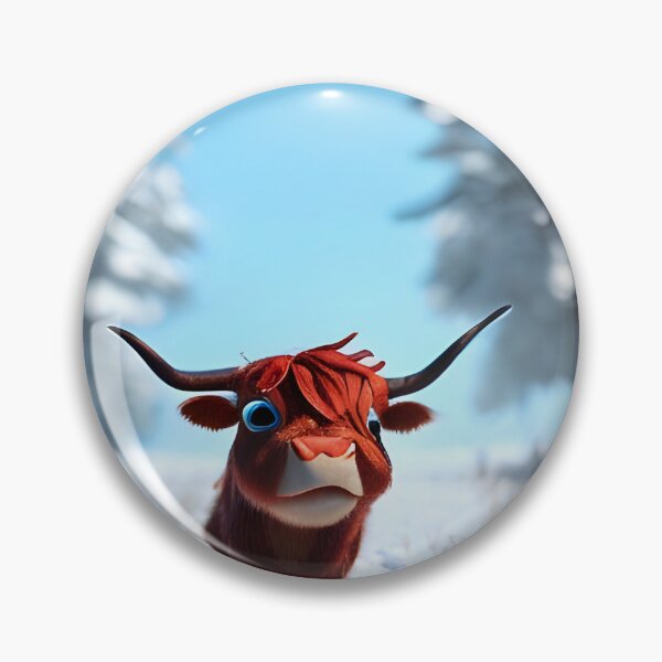 Item preview, Mac the Highland Cow designed and sold by Rotten-Prints.