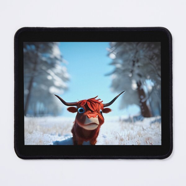 Item preview, Mac the Highland Cow designed and sold by Rotten-Prints.
