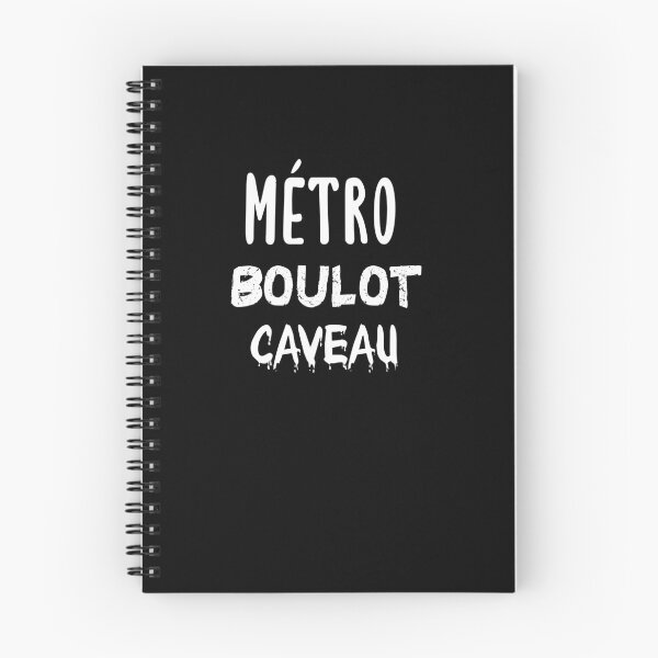 Item preview, Metro Boulot Caveau designed and sold by Catcrea.