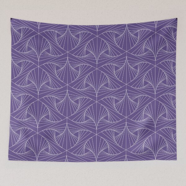 Item preview, Color of the Year 2018 - Ultra Violet - Twisted Pattern designed and sold by stylebytara.