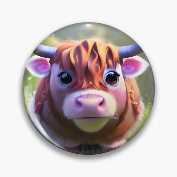 Item preview, Maisie the Highland Cow designed and sold by Rotten-Prints.
