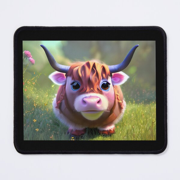 Item preview, Maisie the Highland Cow designed and sold by Rotten-Prints.