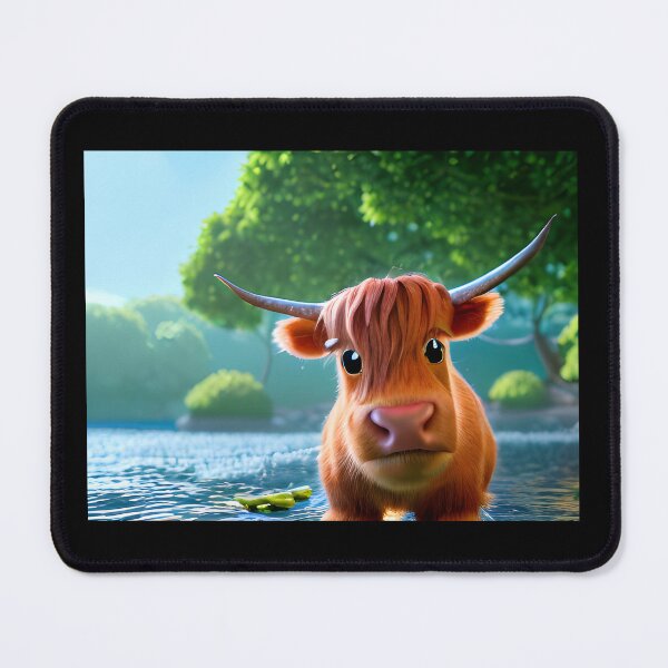 Item preview, Morag the Highland Cow designed and sold by Rotten-Prints.