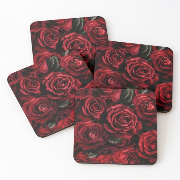 Item preview, Red roses pattern  designed and sold by Dreamakerstudio.