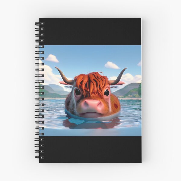 Item preview, Nessie the Highland Cow designed and sold by Rotten-Prints.