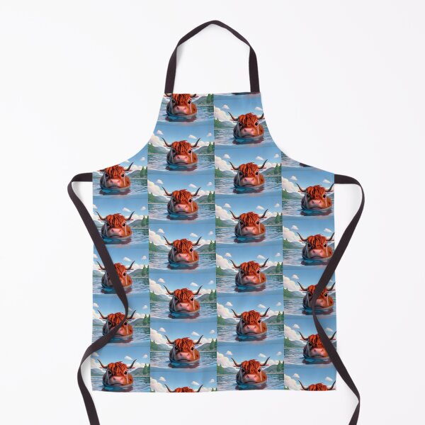 Item preview, Nessie the Highland Cow designed and sold by Rotten-Prints.