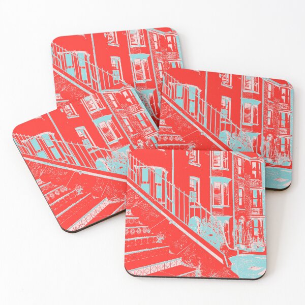Item preview, Row of Coastal houses by Paul Malone  designed and sold by pocketuni75.