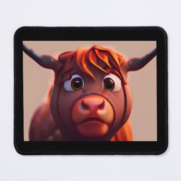 Item preview, Nevis the Highland Cow designed and sold by Rotten-Prints.