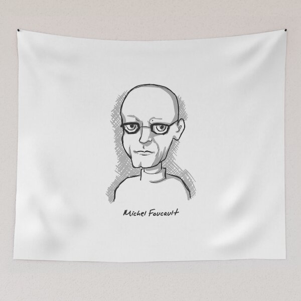 Item preview, Michel Foucault Sketch designed and sold by AZHStudio.