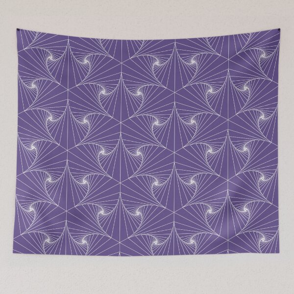 Item preview, Color of the Year 2018 - Ultra Violet - Twisted Pattern designed and sold by stylebytara.