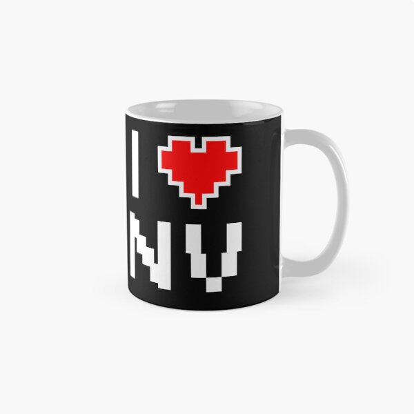 Item preview, I Love Nevada - Pixel heart for Nevadan gamer designed and sold by abowersock.