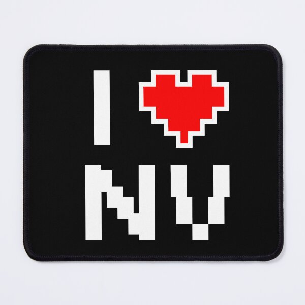 Item preview, I Love Nevada - Pixel heart for Nevadan gamer designed and sold by abowersock.