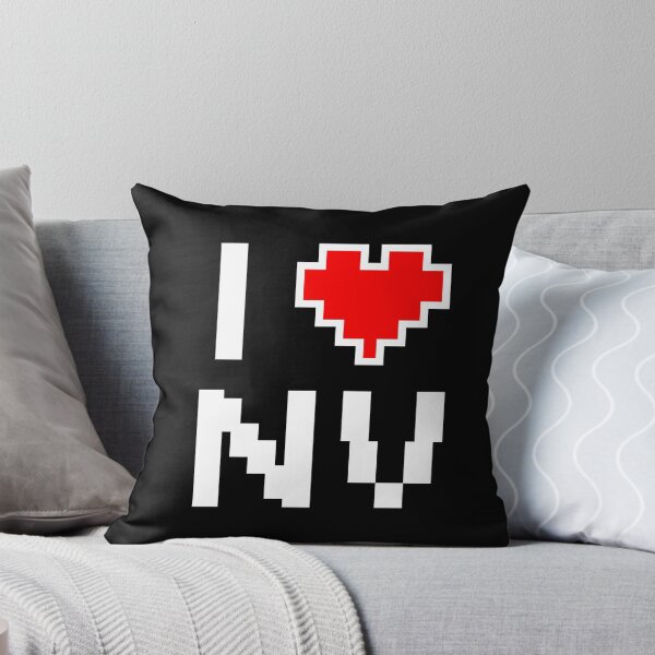 Item preview, I Love Nevada - Pixel heart for Nevadan gamer designed and sold by abowersock.
