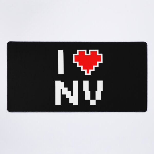 Item preview, I Love Nevada - Pixel heart for Nevadan gamer designed and sold by abowersock.