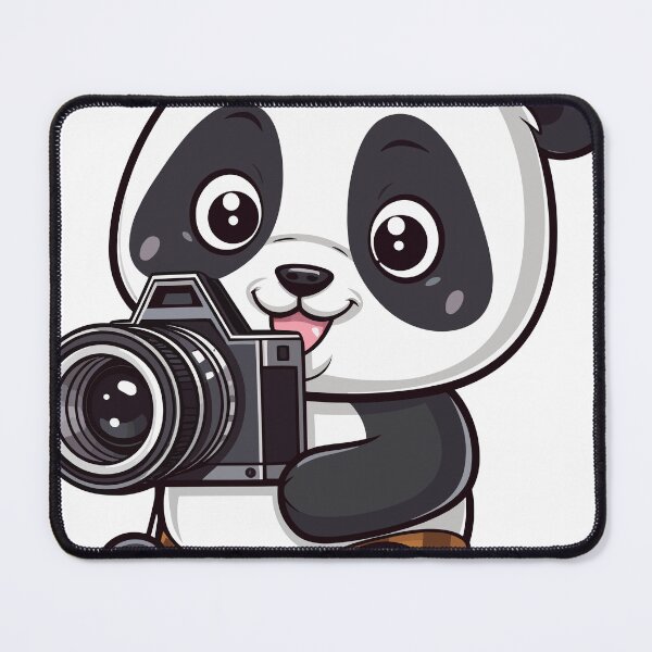 Item preview, Cute panda holding a camera designed and sold by tripanthias.