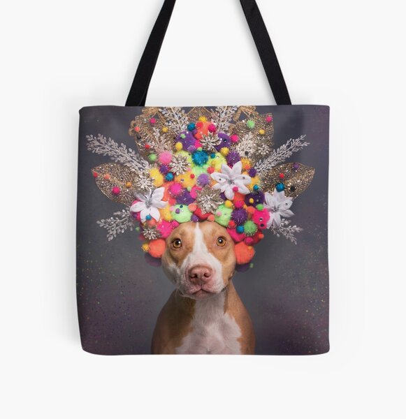 Item preview, Pit Bull Flower Power, Frida designed and sold by SophieGamand.