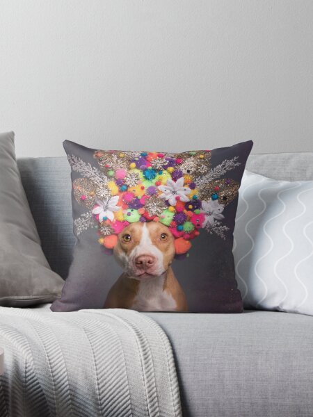 Item preview, Pit Bull Flower Power, Frida designed and sold by SophieGamand.