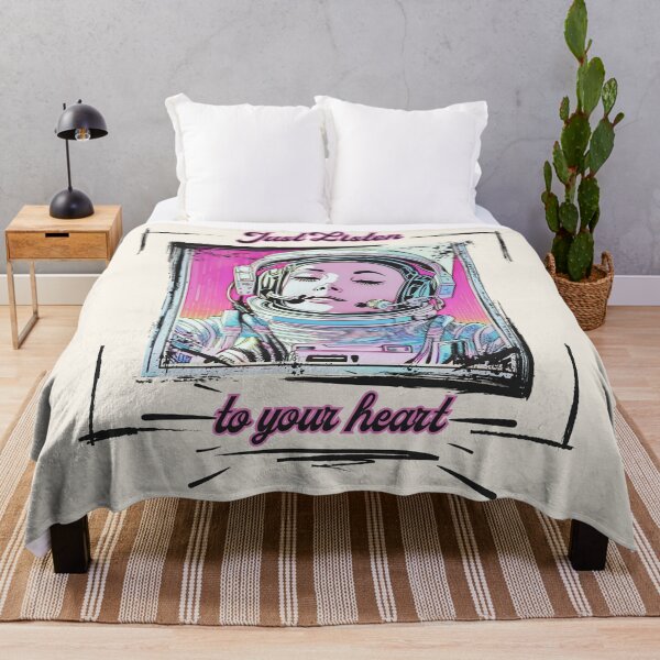 Item preview, Just Listen To Your Heart - Astronaut Lady designed and sold by All-About-Life.