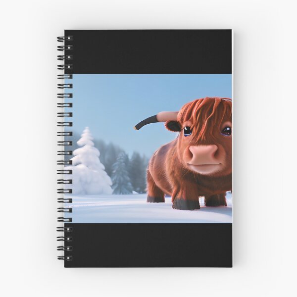 Item preview, Peaches the Highland Cow designed and sold by Rotten-Prints.