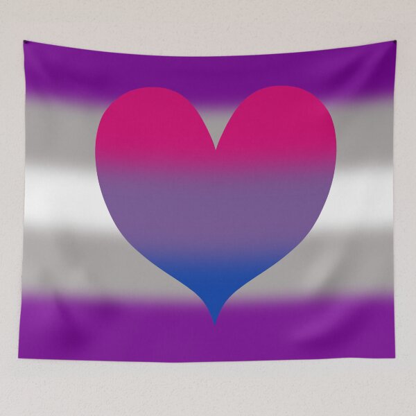 Item preview, Gradient Greysexual Biromantic Pride Flag designed and sold by Sum-Thangs.