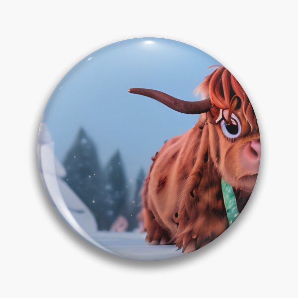 Item preview, Rory the Highland Cow designed and sold by Rotten-Prints.