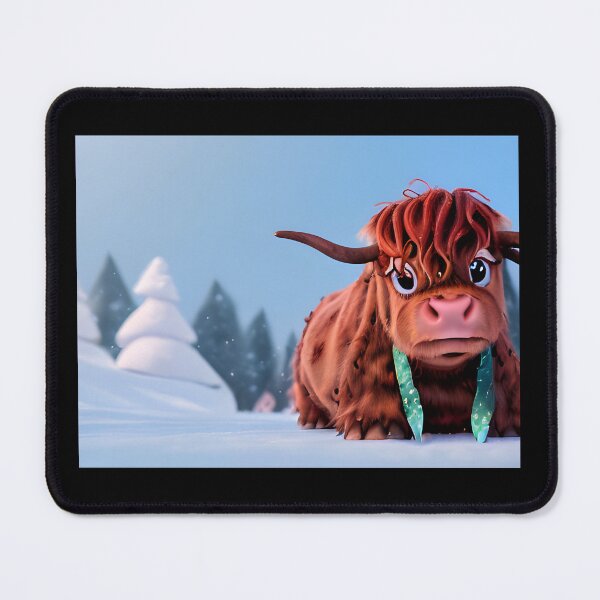 Item preview, Rory the Highland Cow designed and sold by Rotten-Prints.