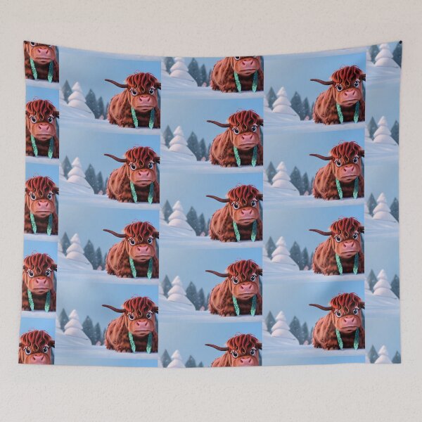 Item preview, Rory the Highland Cow designed and sold by Rotten-Prints.