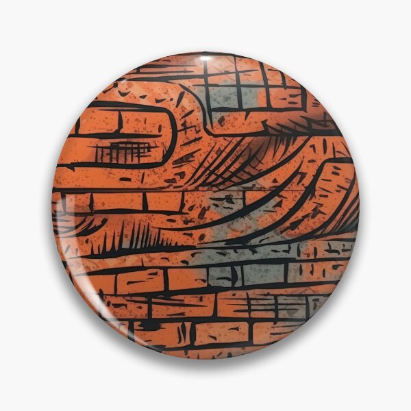 Item preview, Grunge brick pattern graffiti postapocalyptic style  designed and sold by Dreamakerstudio.