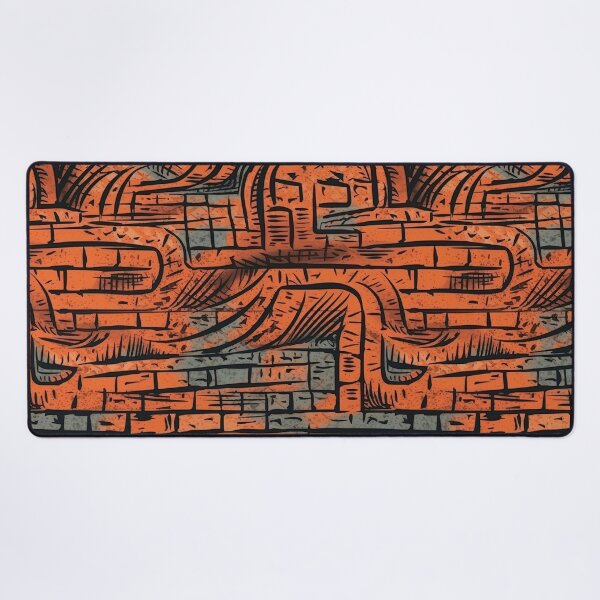Item preview, Grunge brick pattern graffiti postapocalyptic style  designed and sold by Dreamakerstudio.