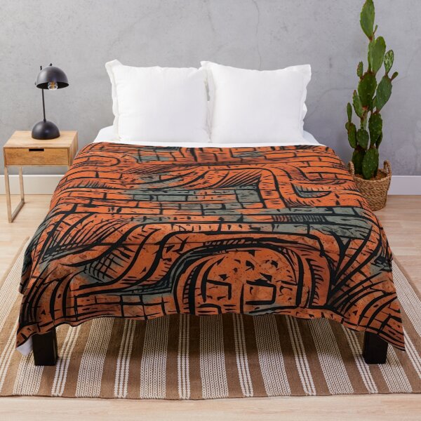 Item preview, Grunge brick pattern graffiti postapocalyptic style  designed and sold by Dreamakerstudio.