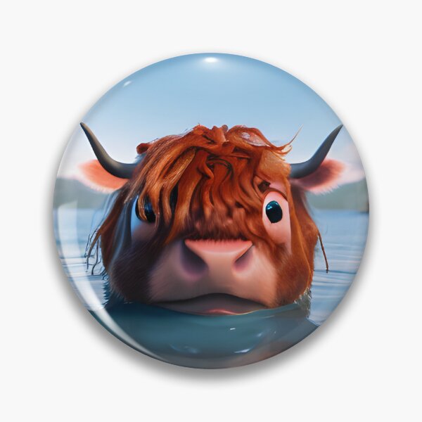 Item preview, Skye the Highland Cow designed and sold by Rotten-Prints.