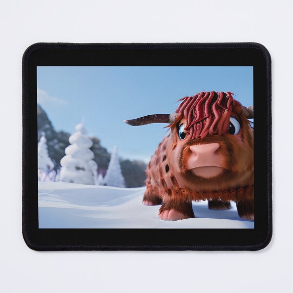 Item preview, Struan the Highland Cow designed and sold by Rotten-Prints.