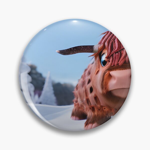 Item preview, Struan the Highland Cow designed and sold by Rotten-Prints.