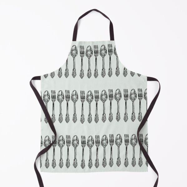 Item preview, vintage forks and spoons sketch designed and sold by daisyink.