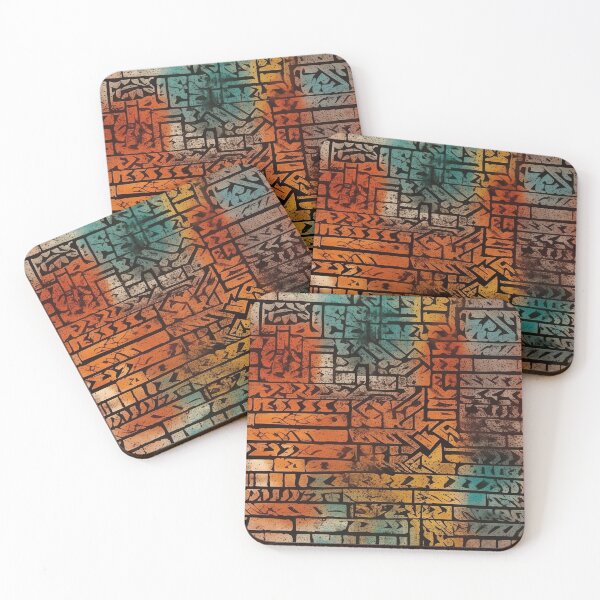 Item preview, Colorful Grunge brick pattern graffiti postapocalyptic style  designed and sold by Dreamakerstudio.