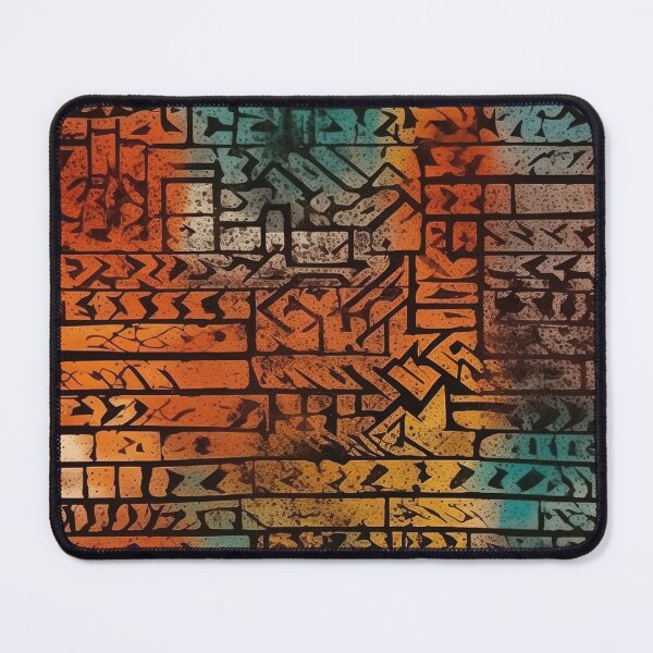 Item preview, Colorful Grunge brick pattern graffiti postapocalyptic style  designed and sold by Dreamakerstudio.
