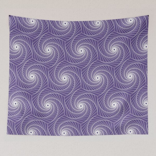 Item preview, Color of the Year 2018 - Ultra Violet - Twisted Pattern designed and sold by stylebytara.